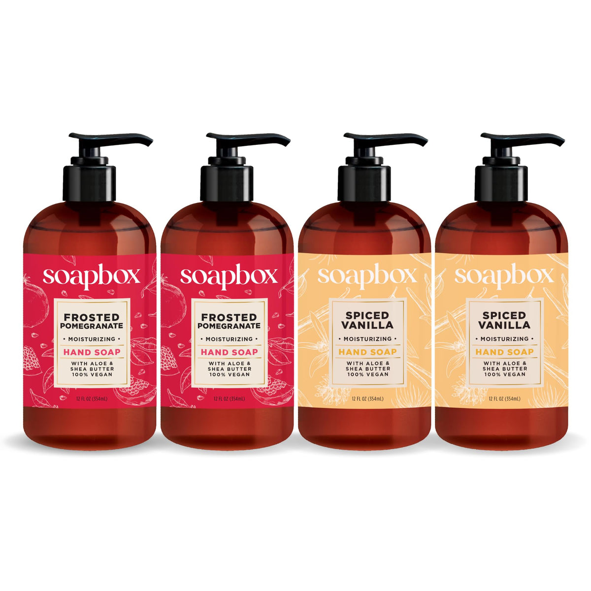 Soapbox Coconut Milk & Sandalwood Liquid Hand Soap - Hand Wash - 3 Pack