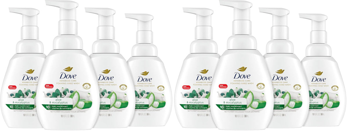 Dove Advanced Care Hand Wash Deep Moisture for Soft, Smooth 4 Count 12 oz