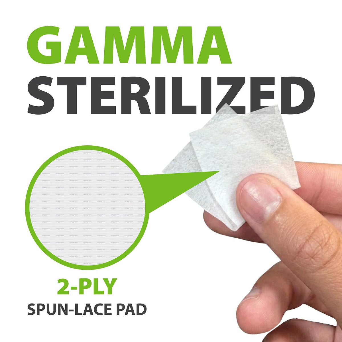 EasyTouch Gamma-Sterilized Alcohol Prep Pads, Box of 200