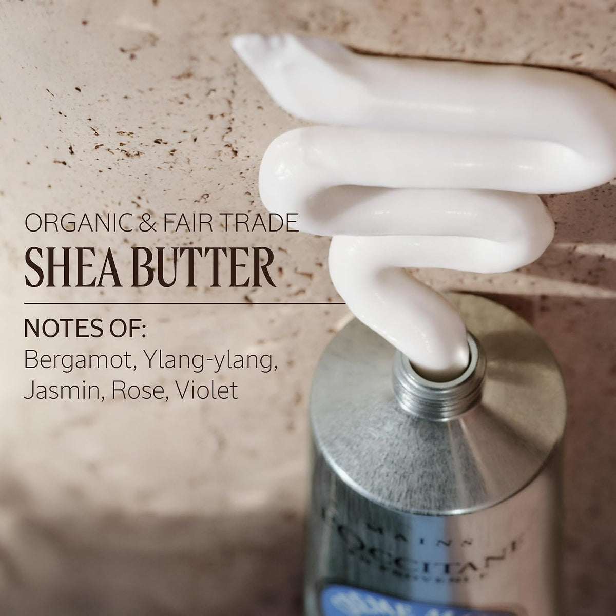 L'OCCITANE 20% Organic Shea Butter Hand Cream, Fast-Absorbing, Non-Greasy