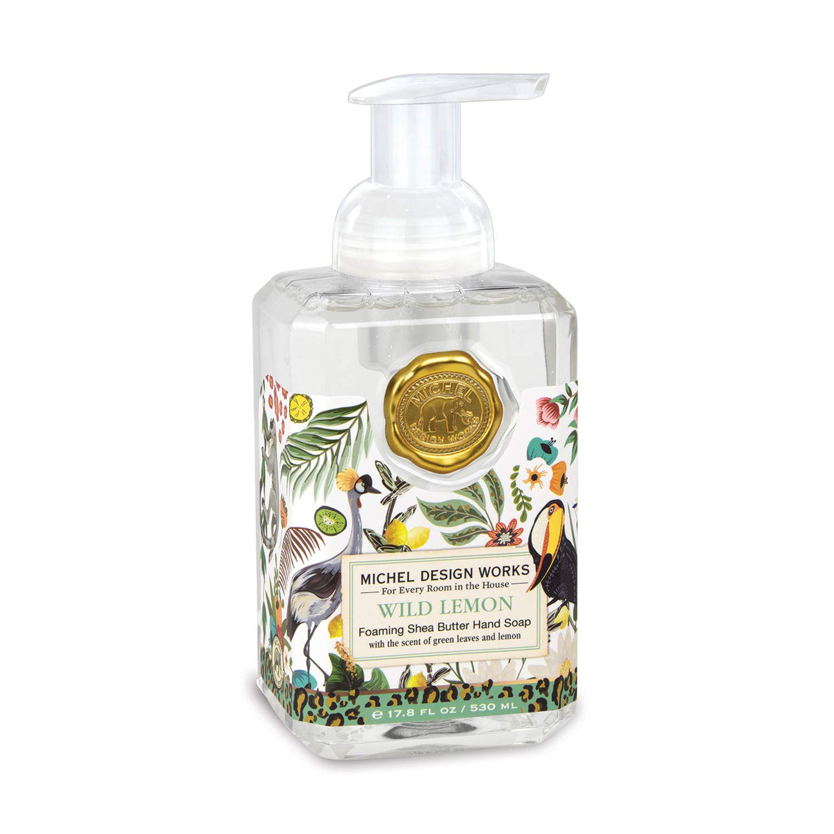 Michel Design Works Honey Almond Foaming Hand Soap with Soap Dispenser