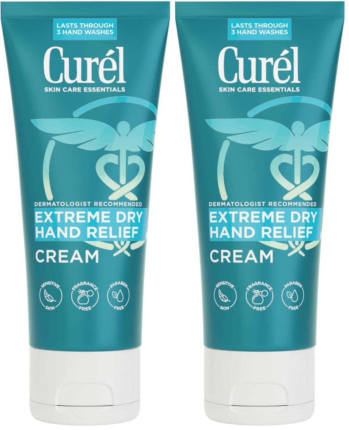 Curel Extreme Dry Hand Relief, Dermatologist Recommended, Long-Lasting Cream For Dry Hands, Paraben Free, Fragrance-Free Hand Lotion, 3 Oz