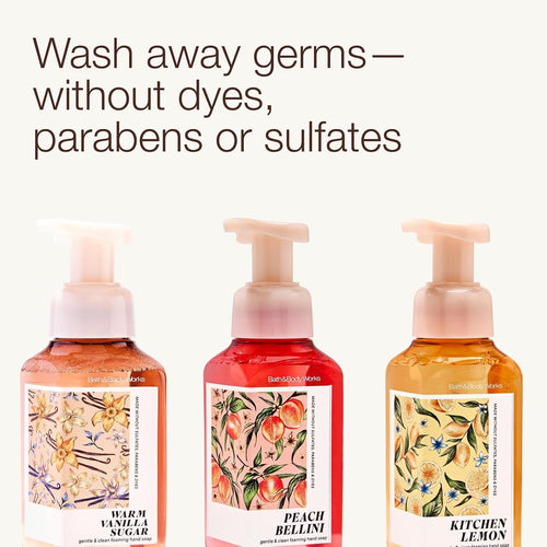 Bath & Body Works Vanilla, Bellini & Lemon Foaming Hand Soap Bundle
