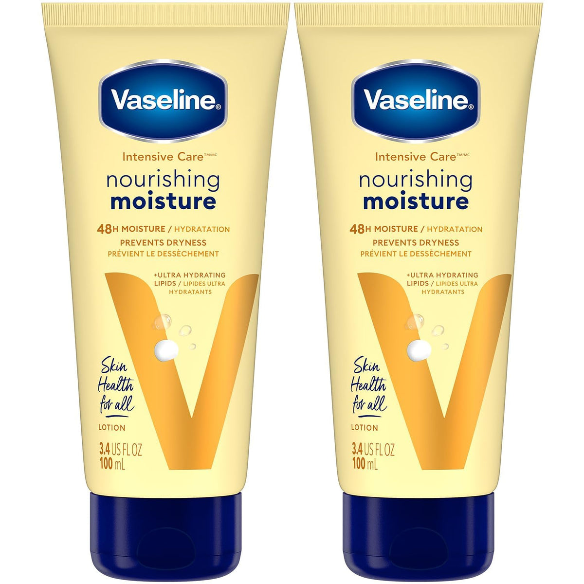 Vaseline Hand Cream, Dry Hands Rescue 2-Pack – Clinical Care Formula, Fragrance-Free, 5.1 Oz Ea + Lip Therapy Original Moisturizer for Lips, 0.16 Oz