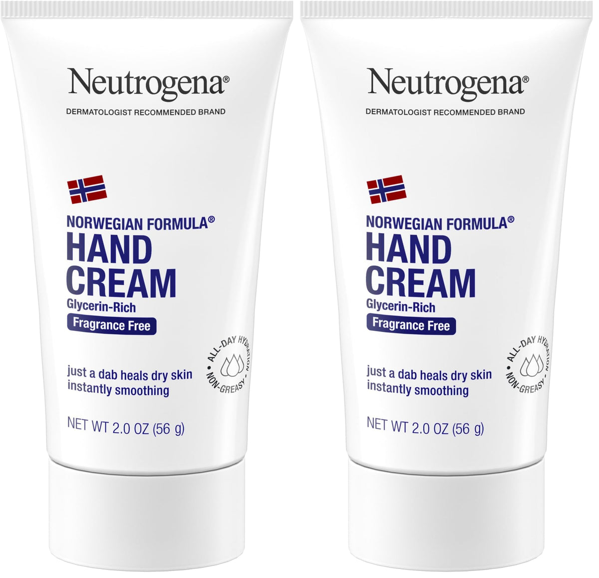 Neutrogena Norwegian Formula Hand Cream, Fragrance Free, 2 oz
