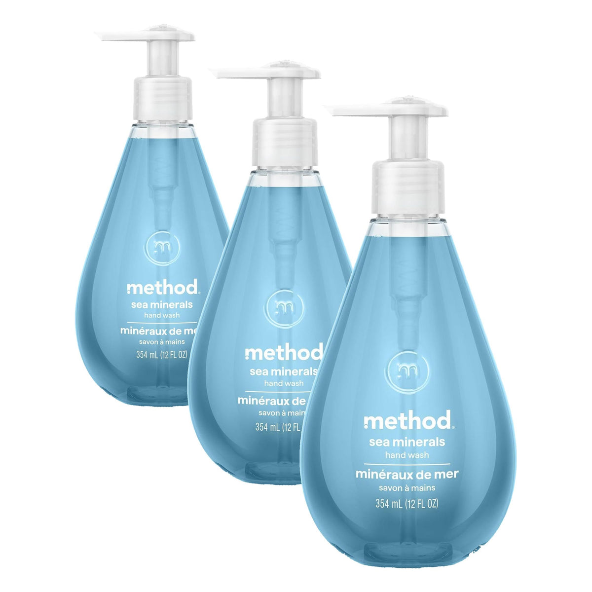 method Gel Hand Wash, Sea Minerals, 12 fl oz