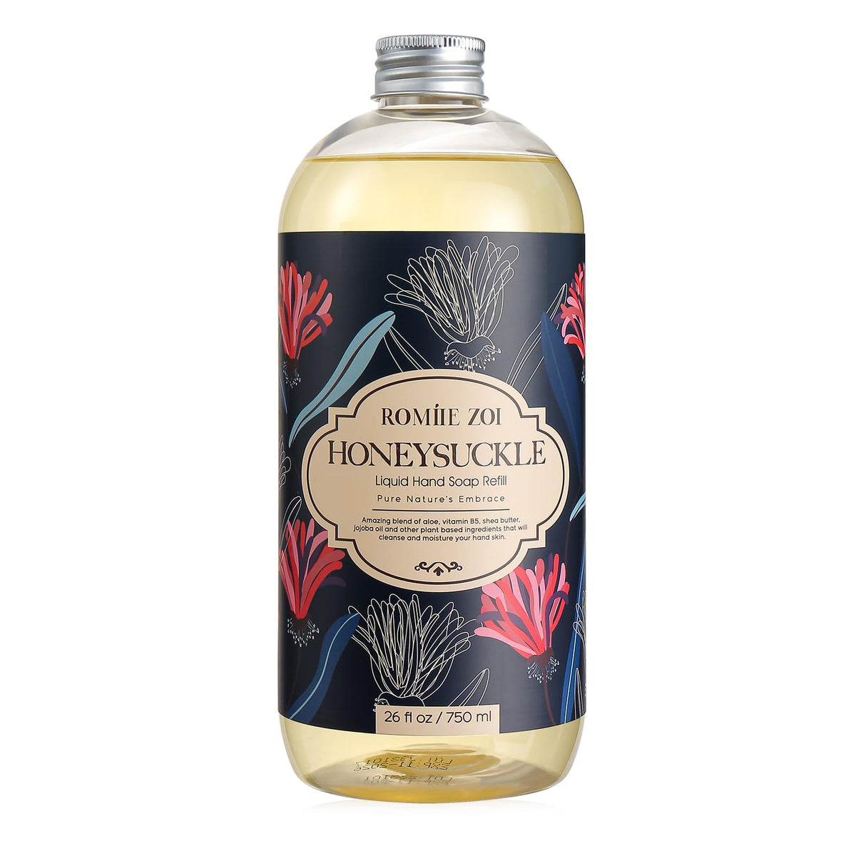 ROMIIE ZOI Liquid Hand Soap Refill, Eucalyptus Mint, 26 Fl Oz, 3-Pack