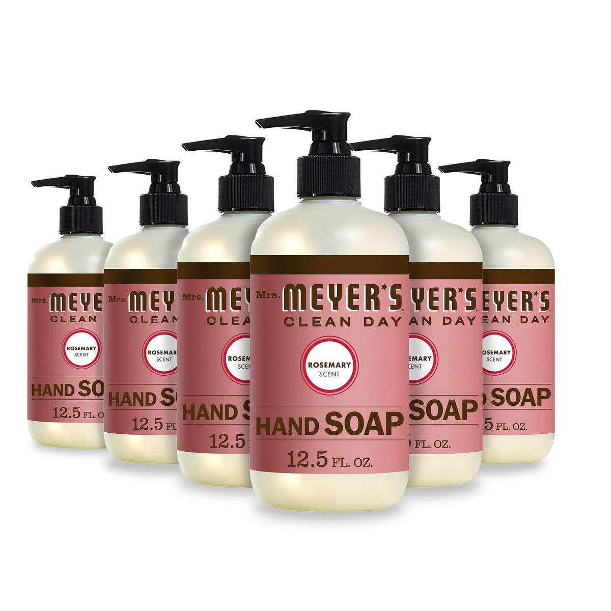 MRS. MEYER'S CLEAN DAY Liquid Hand Soap, Honeysuckle, 12.5 fl oz, 6 Pack