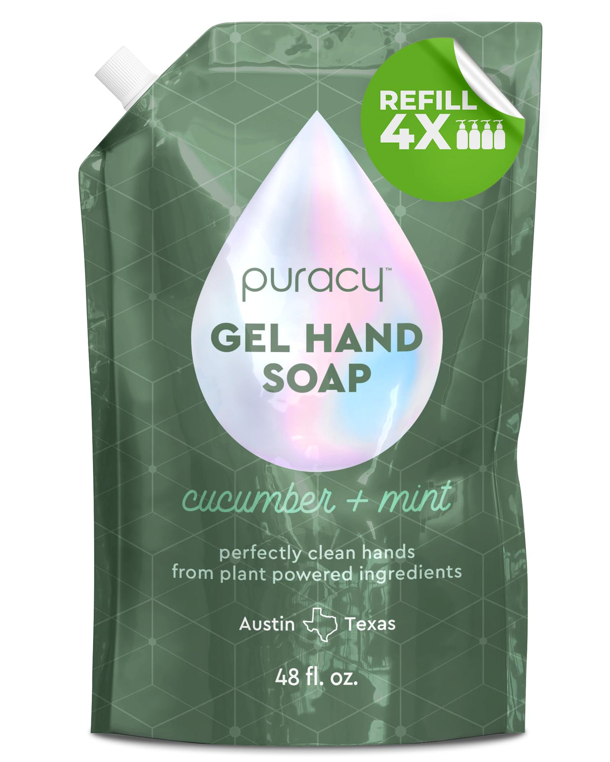 Puracy Organic Hand Soap, For the Professional Hand Washers We've All Become, Moisturizing Natural Gel Hand Wash Soap, Liquid Hand Soap Refills for Soft Skin (12 fl.oz, Lavender & Vanilla) 2-Pack
