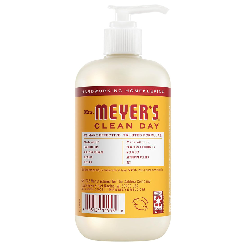 MRS. MEYER'S CLEAN DAY Liquid Hand Soap, Clementine, 12.5 fl oz, 3 Pack