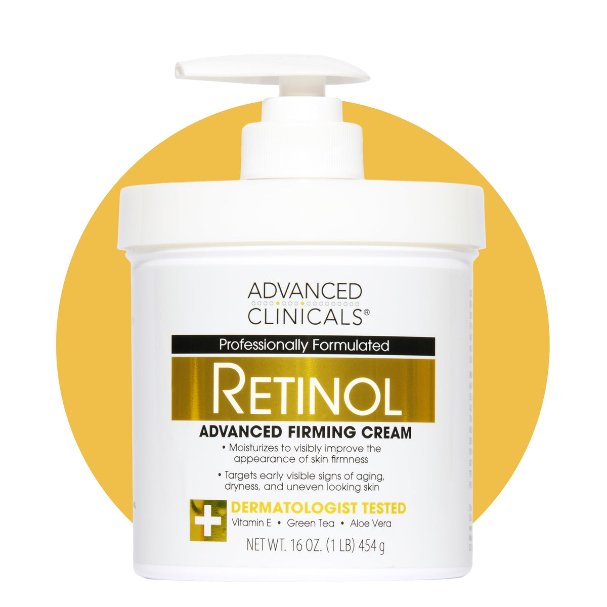 Advanced Clinicals Hyaluronic Acid Moisturizer Body Cream W/Vitamin E | Hydrating Cream & Body Lotion For Women & Men To Help Improve Look of Wrinkles, Dry Skin, Crepey Looking Skin, 16 Ounce