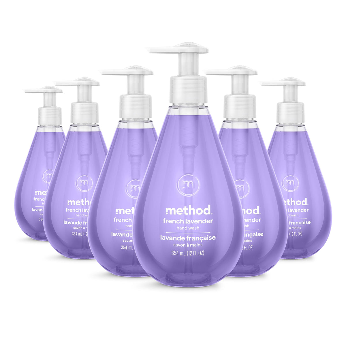 method Gel Hand Wash, French Lavender, 12 fl oz, 3 pack