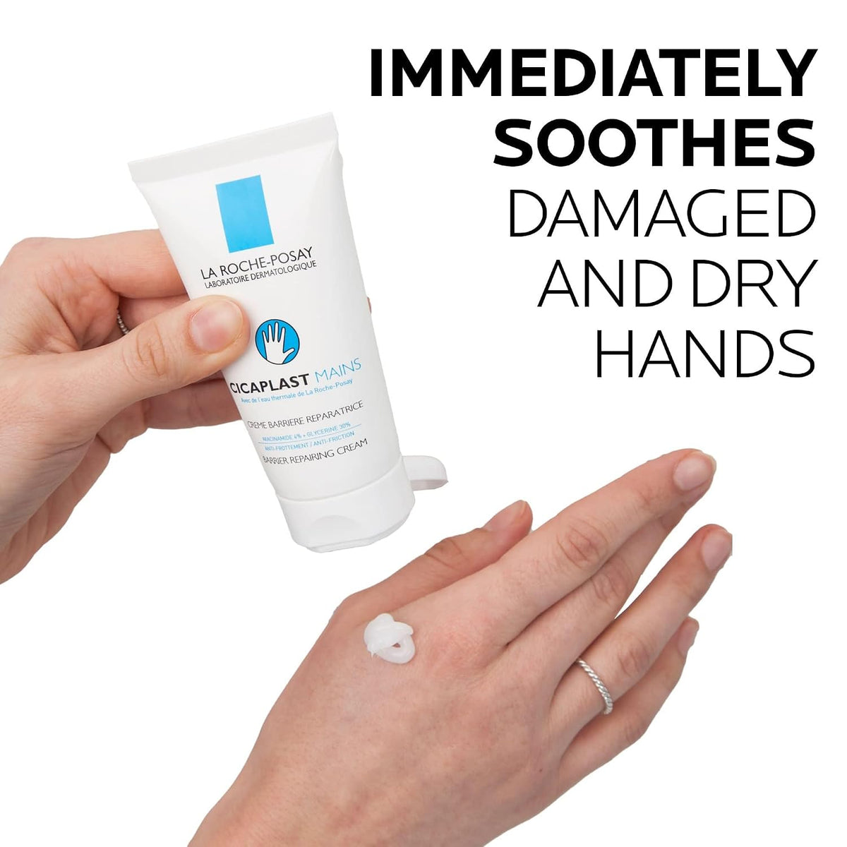La Roche-Posay Cicaplast Hand Cream with Shea Butter for Dry Hands