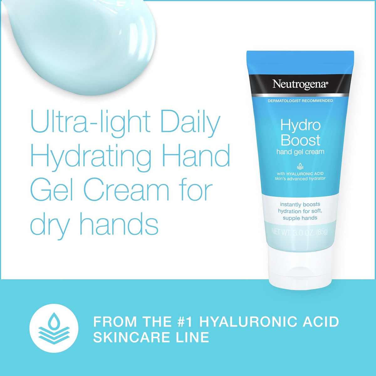Neutrogena Hydro Boost Hydrating Hand Gel Cream, 3 Oz
