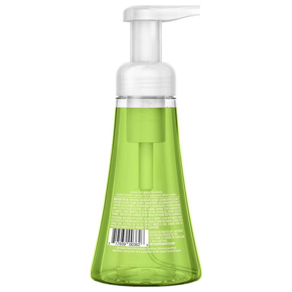 method Foaming Hand Wash, Green Tea + Aloe, 10 fl oz, 6 pack