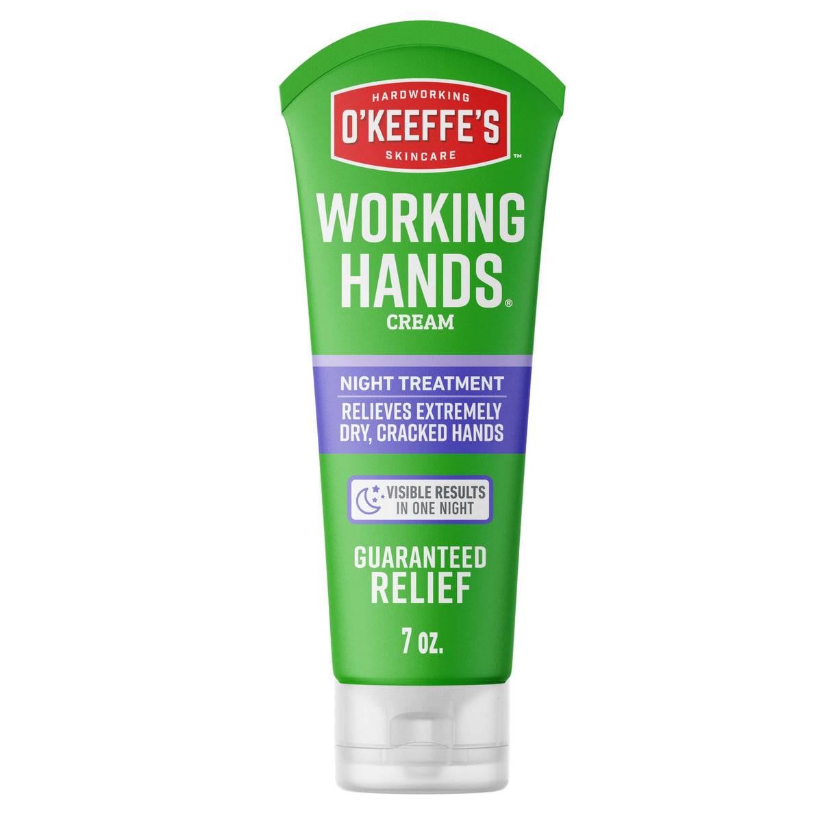 O'Keeffe's Working Hands Night Treatment Hand Cream, 7 oz Tube