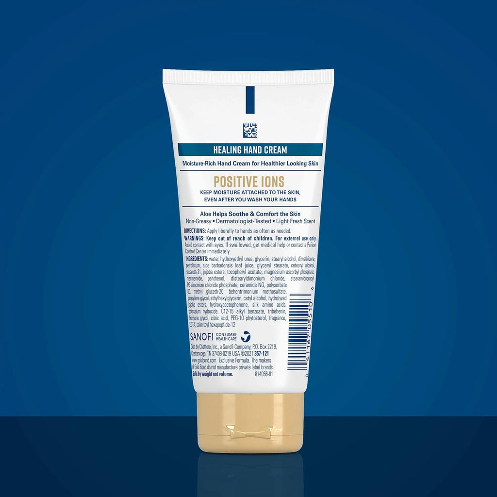Gold Bond Healing Hand Cream for Women & Men, 3 Oz, With Aloe, Pack of 6