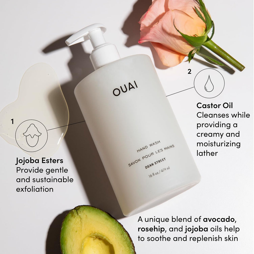 OUAI Hand Wash Full Size - Dean Street - 2 Pack (16 Fl Oz Each)