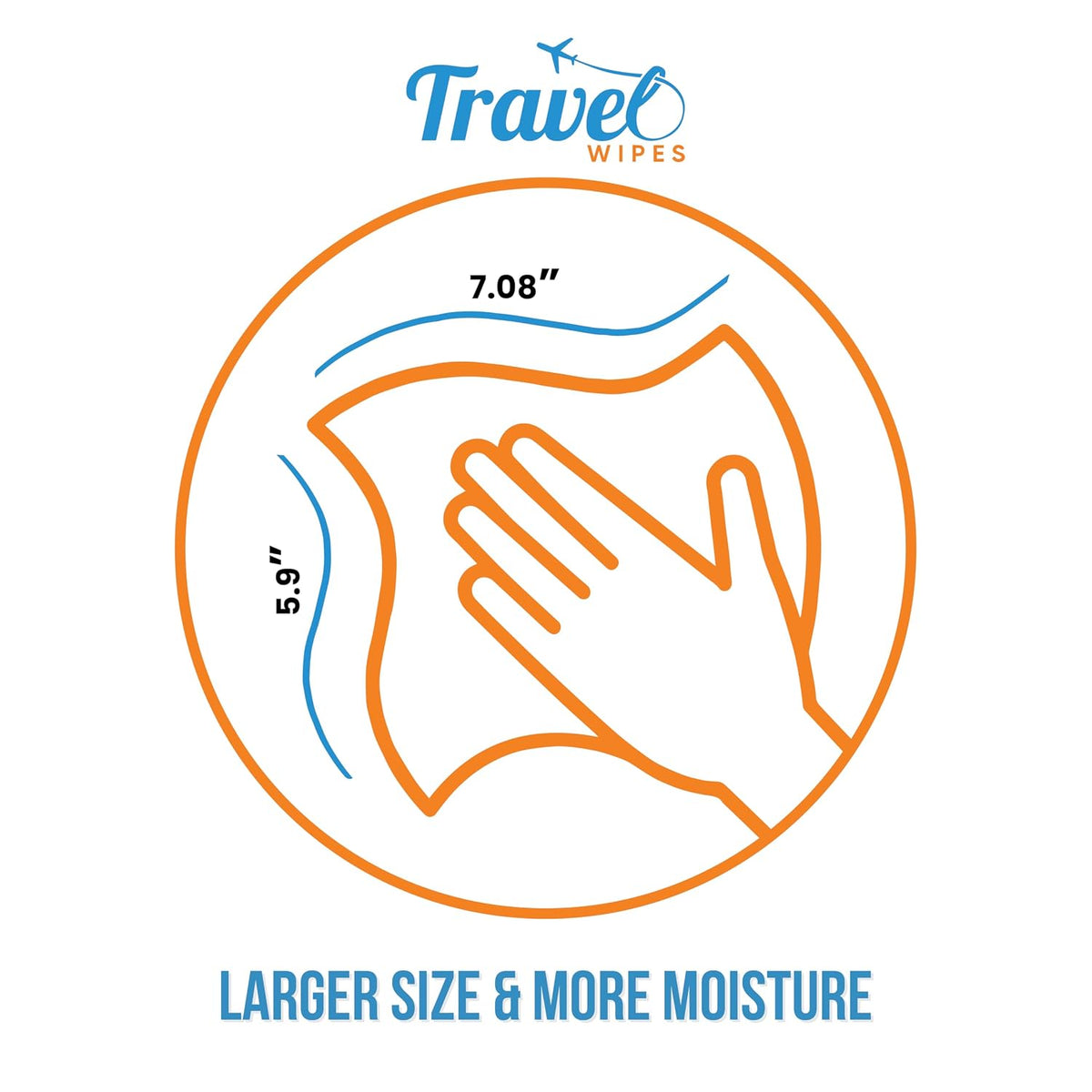 Hand Sanitizing Travel Wipes – 30ct Individually Wrapped | Fragrance-Free, Moisturizing, 70% Isopropyl Alcohol Wipes | Travel, Home, Office, Daily Use