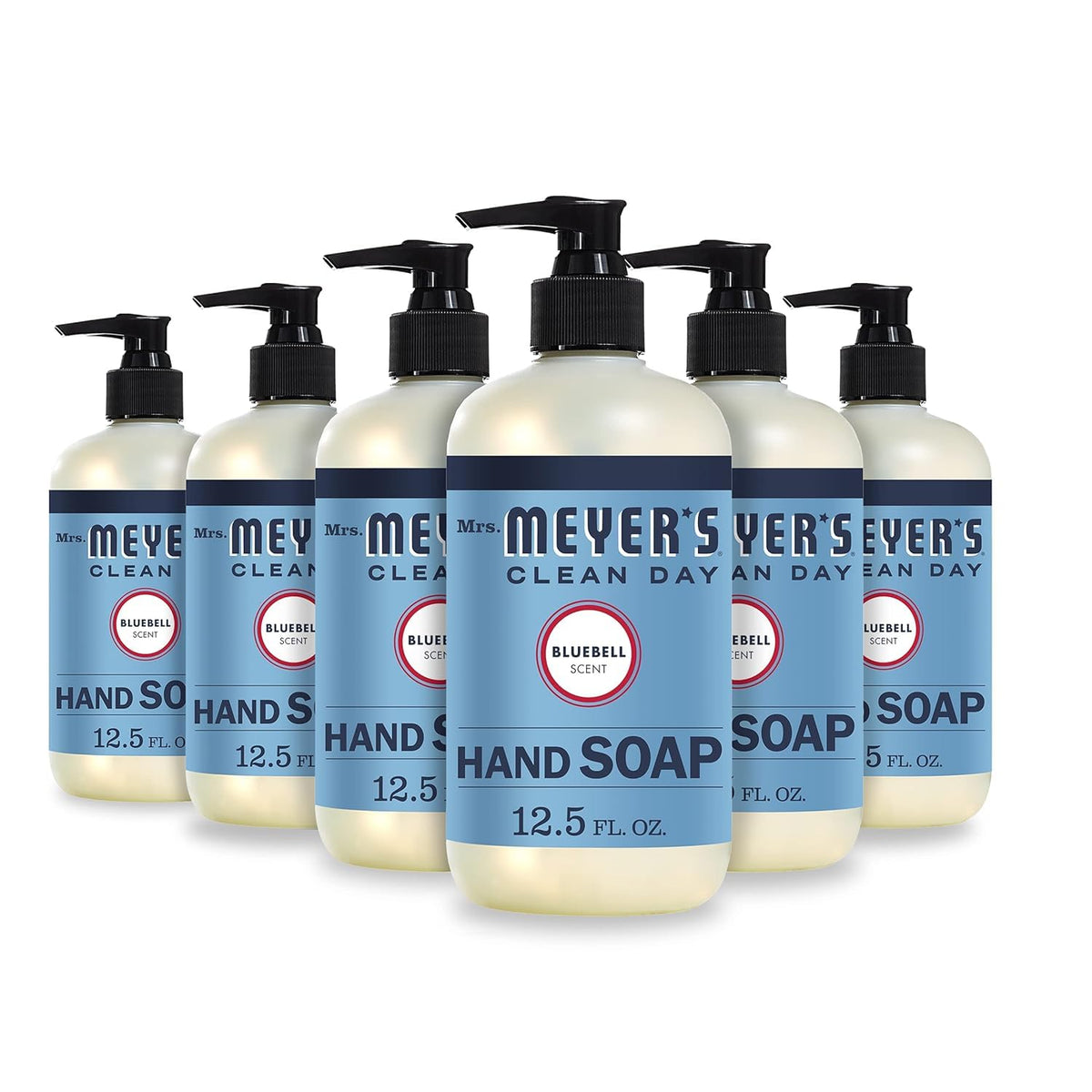 MRS. MEYER'S CLEAN DAY Liquid Hand Soap, Honeysuckle, 12.5 fl oz, 6 Pack