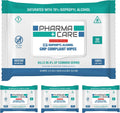 PharmaCare Advanced Formula 70% Alcohol Wipes - (50 Count) 4 Packs