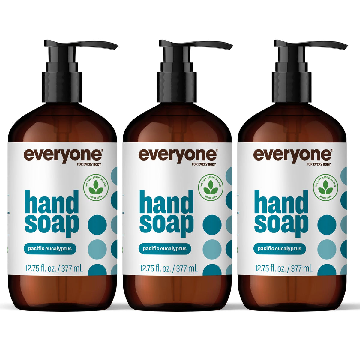 Everyone Liquid Hand Soap, Meyer Lemon & Mandarin, 12.75 oz 3-Pack