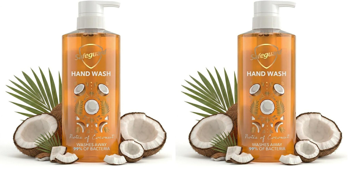 Safeguard Liquid Hand Soap, Micellar Deep Cleansing, Made with Natural Moisturizers, Enriched with Skin Conditioners, Coconut & Lavender Scent Twin Pack, 15.5 oz (Pack of 2)