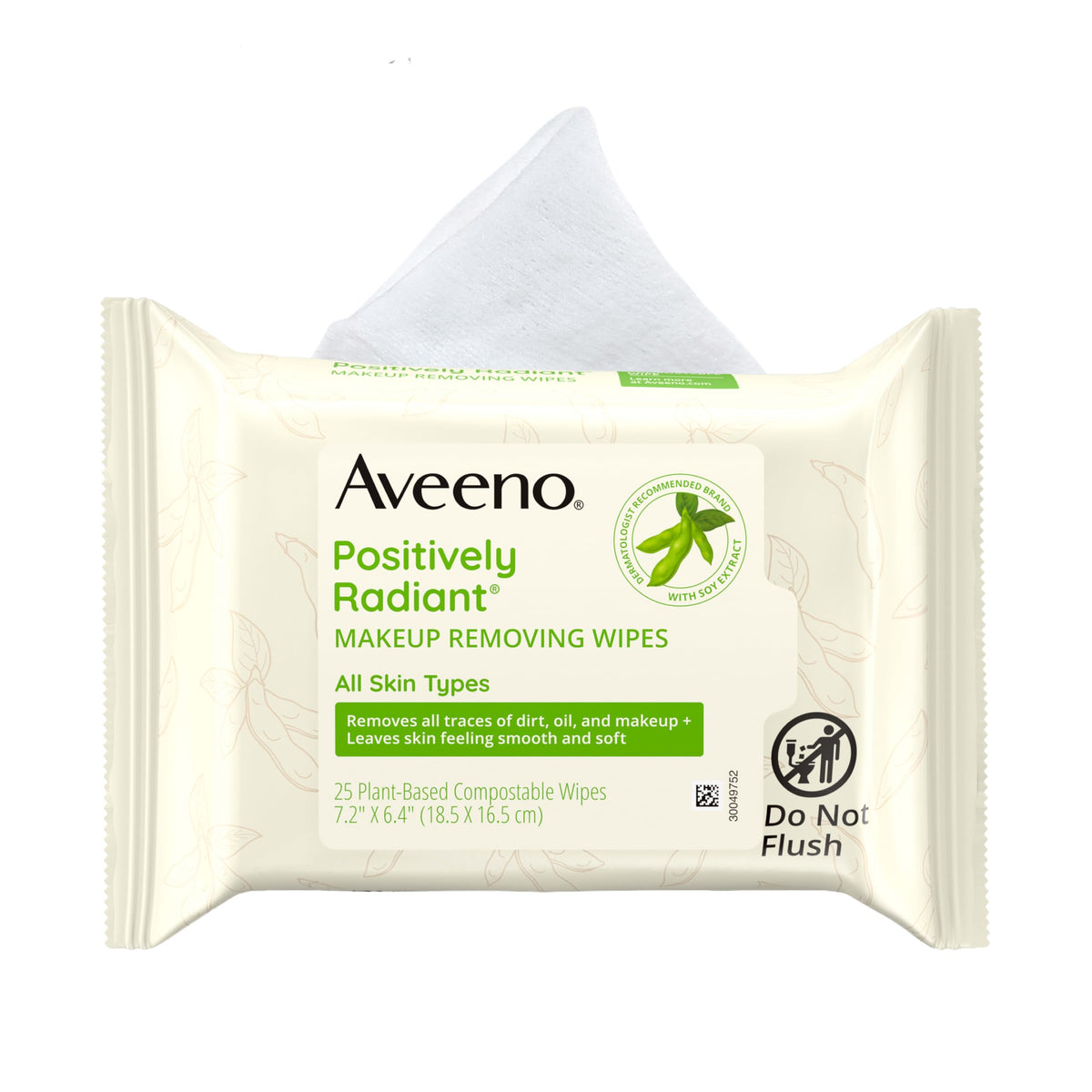 Aveeno Calm + Restore Unscented Makeup Remover Wipes, Fragrance-Free, 25 Ct