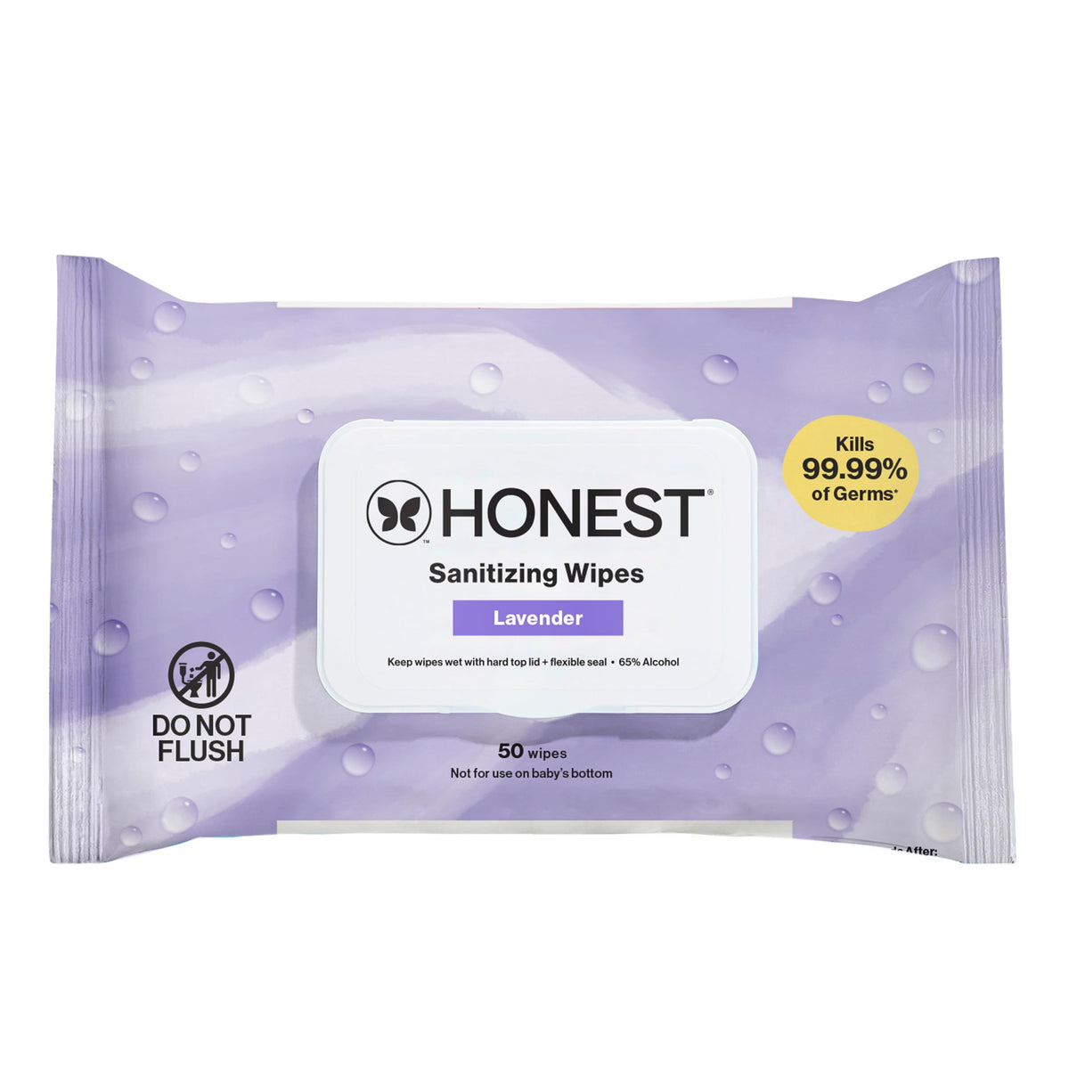 The Honest Company Sanitizing Wipes, Fragrance-Free, Antibacterial, 100ct
