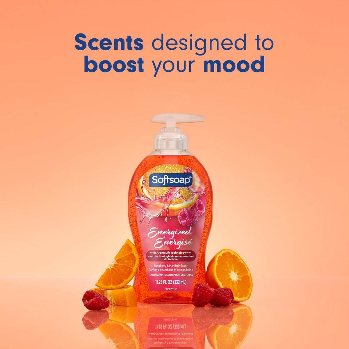 Softsoap Liquid Hand Soap, Raspberry & Mandarin Scent, 11.25 fl oz (6 Pack)