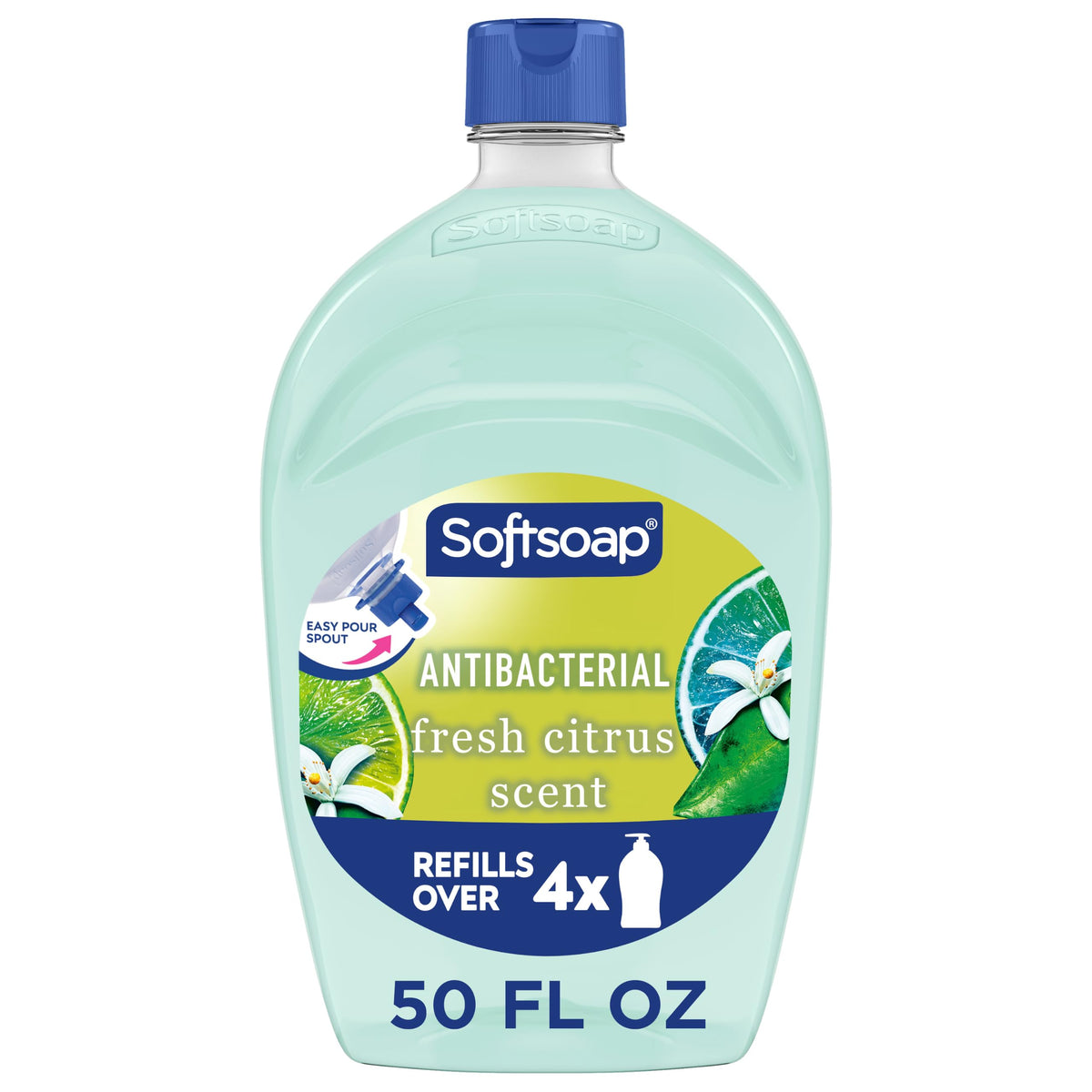 Softsoap Antibacterial Hand Soap Refill, Fresh Citrus Scent, 50 fl oz