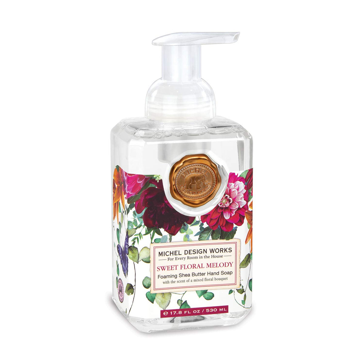 Michel Design Works Honey Almond Foaming Hand Soap with Soap Dispenser