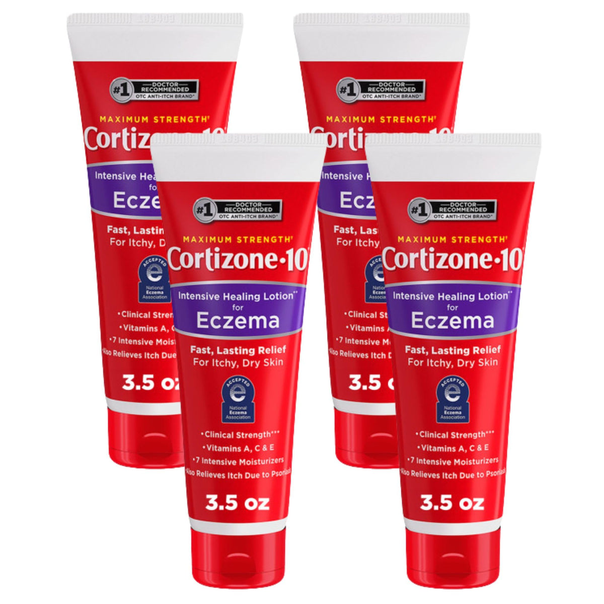 Cortizone-10 Max Strength Healing Itch Relief Eczema Lotion, 3.5 oz.