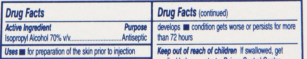 Medline Isopropyl Alcohol Pads, Sterile, Medium, Box of 200