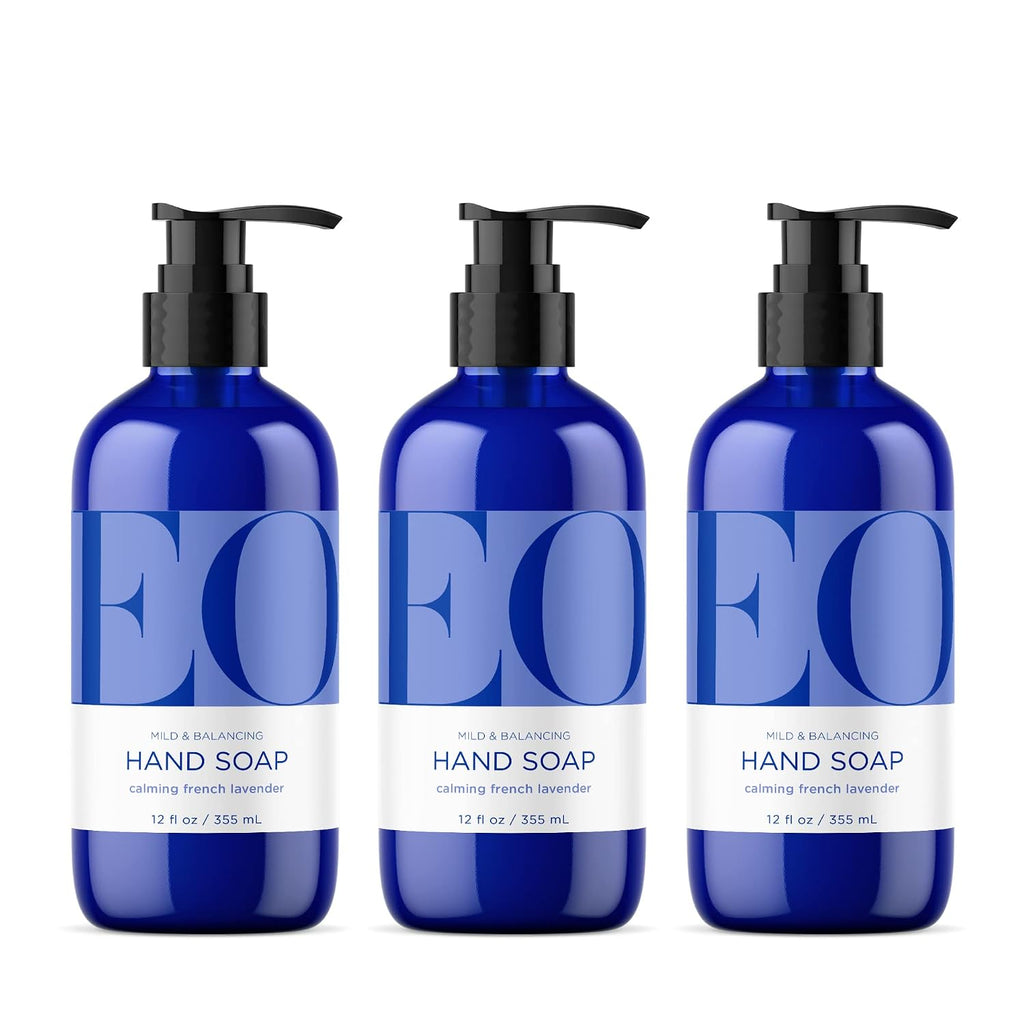 EO Liquid Hand Soap, French Lavender, 12 oz, 3-Pack
