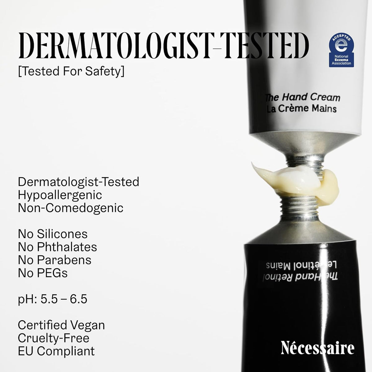 The Hand Cream. Fragrance-Free Hand Lotion with 5 Ceramides & Peptides