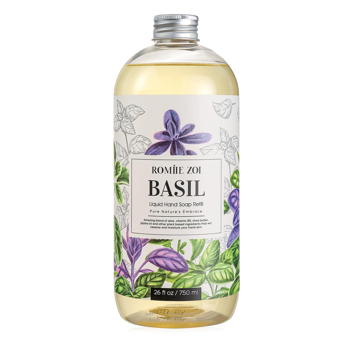ROMIIE ZOI Liquid Hand Soap Refill, Eucalyptus Mint, 26 Fl Oz, 3-Pack