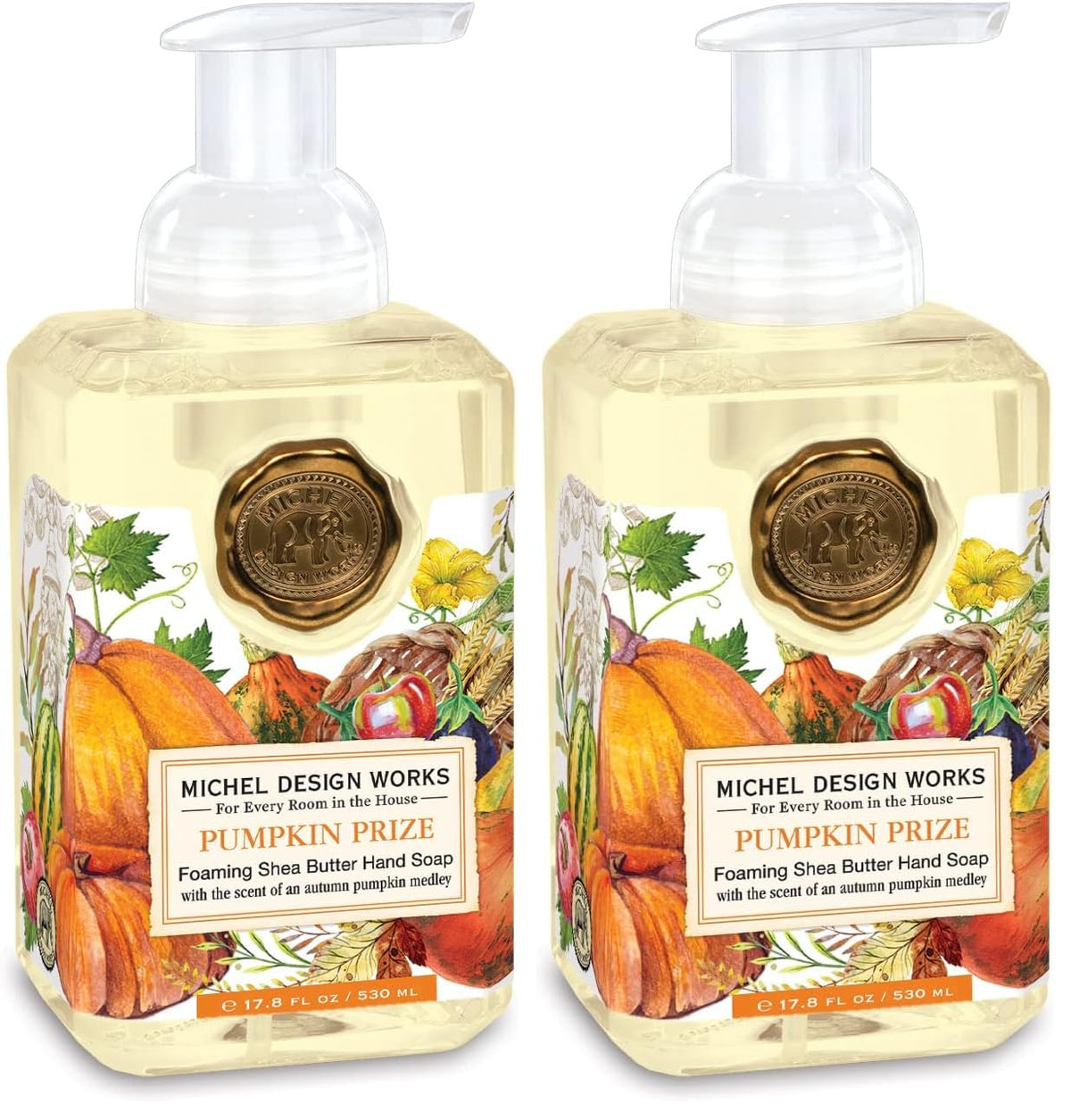 Michel Design Works Honey Almond Foaming Hand Soap with Soap Dispenser