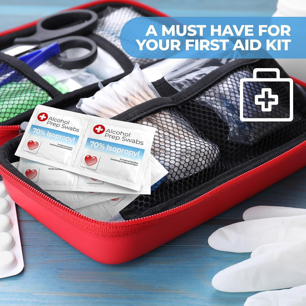 Alcohol Prep Pads - 70% Isopropyl Alcohol Wipes, 2000 Pack Individually Wrapped Alcohol Pads Bulk - Great for Home, Medical and First Aid Kits