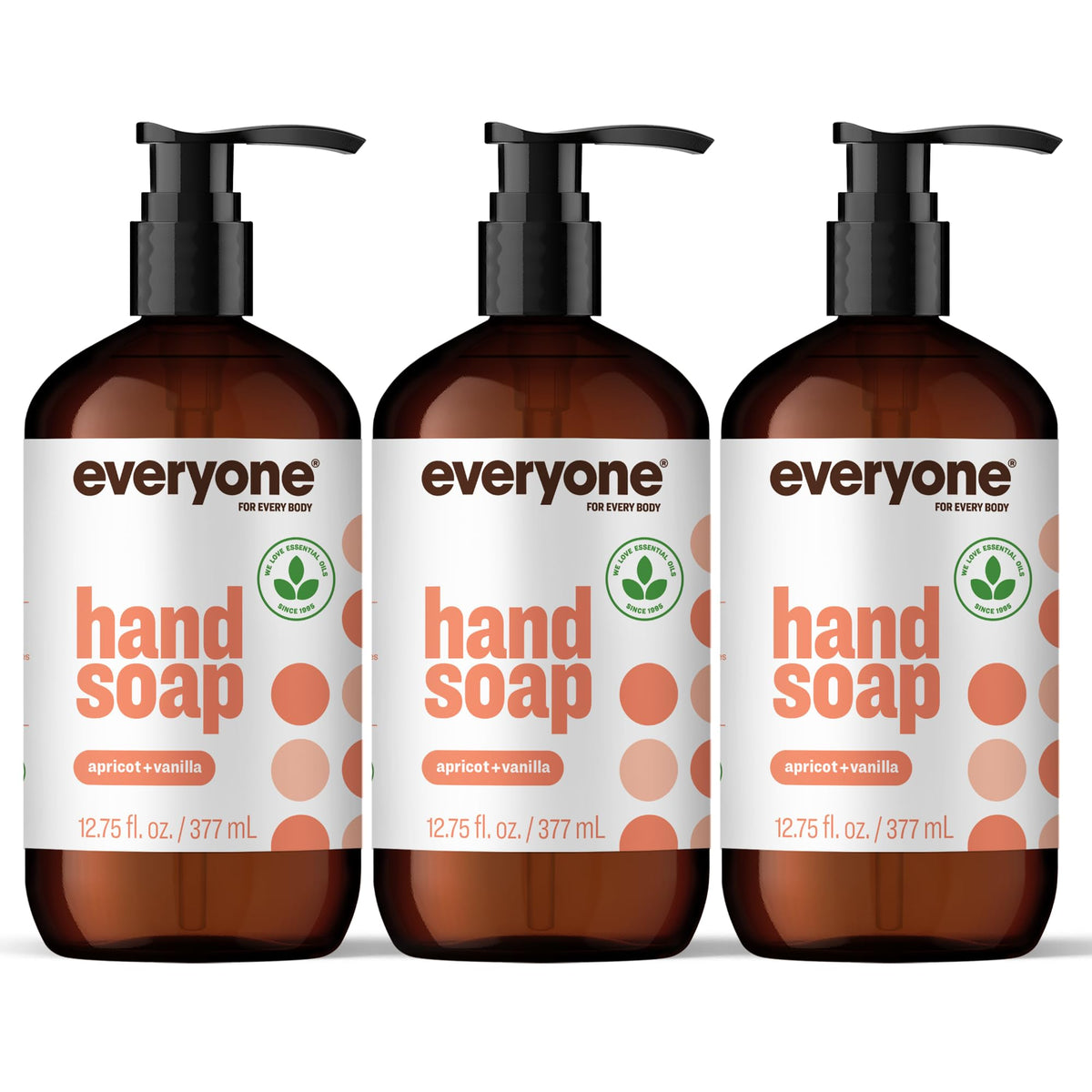 Everyone Liquid Hand Soap, Meyer Lemon & Mandarin, 12.75 oz 3-Pack
