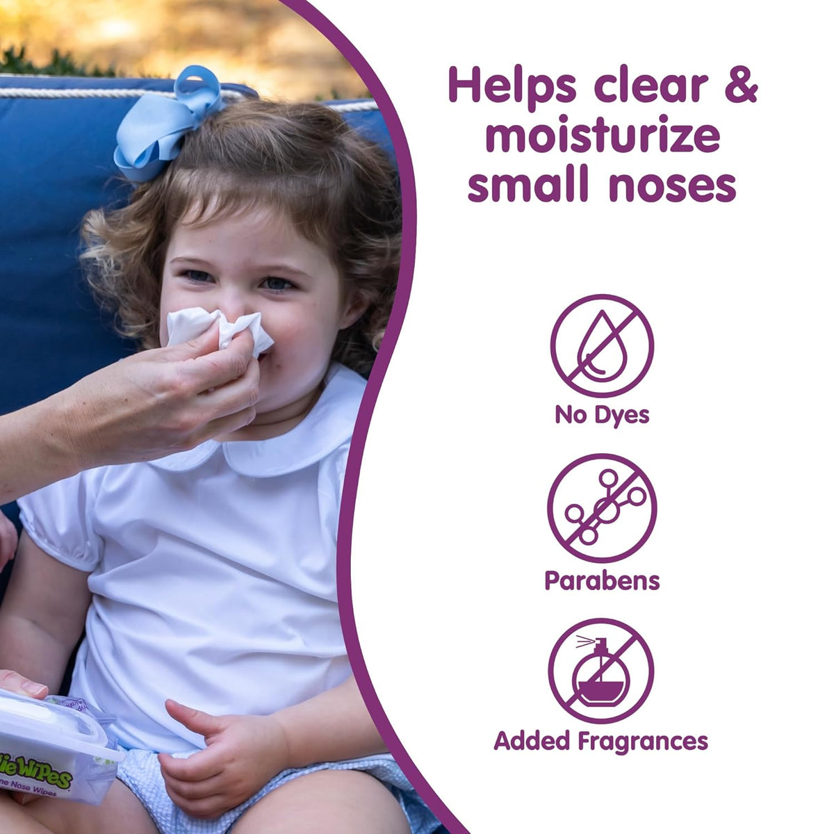 Boogie Wipes Gentle Saline Nose Wipes - 180 Count