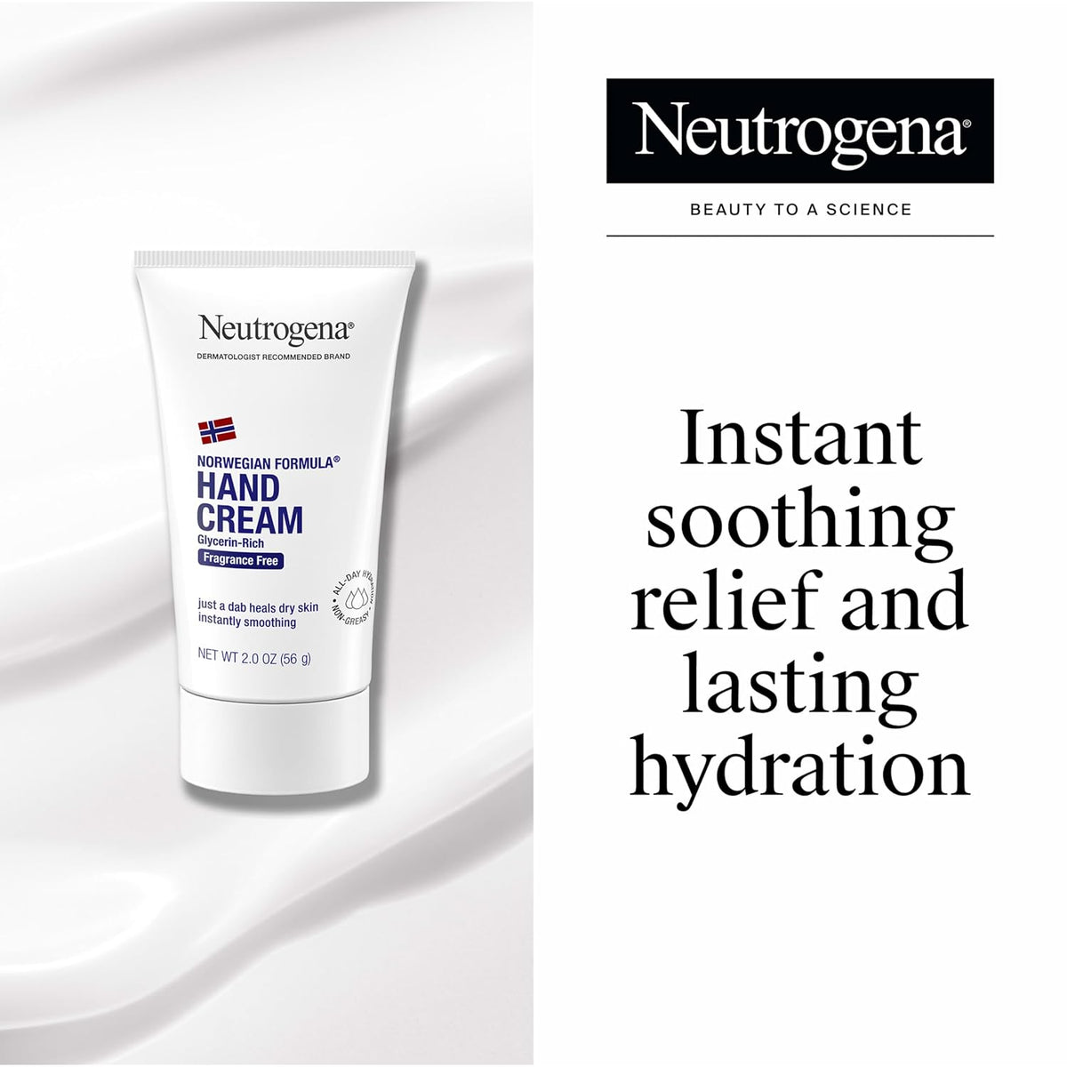 Neutrogena Norwegian Formula Hand Cream, Fragrance Free, 2 oz