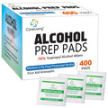CareLiving Alcohol Prep Pads with 70% Isopropyl Alcohol, 400 Pack, Medical-Grade, Individually-Wrapped, Isopropyl Cotton Swabs, Disposable, 2 ply