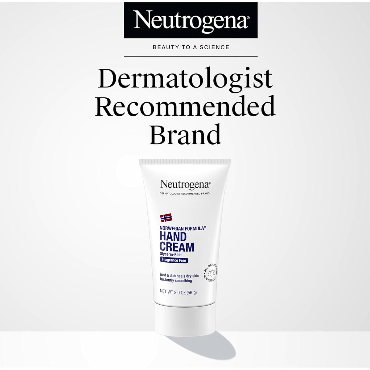 Neutrogena Norwegian Formula Hand Cream, Fragrance Free, 2 oz