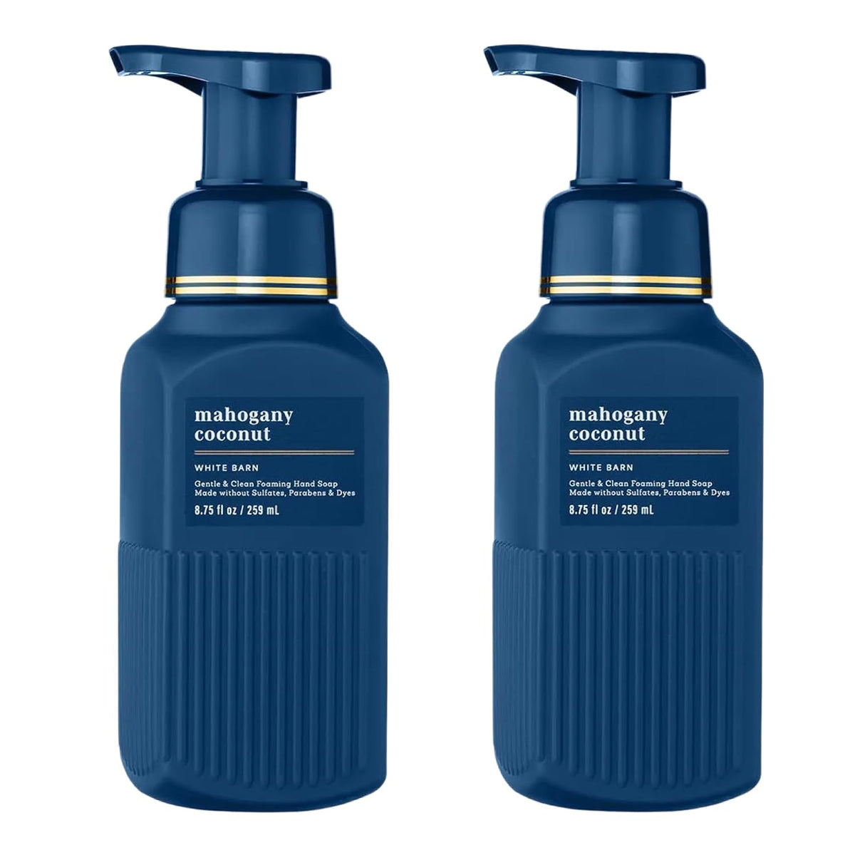 Bath & Body Works Gentle & Clean Hand Soap, Mahogany Coconut, 2 Pack