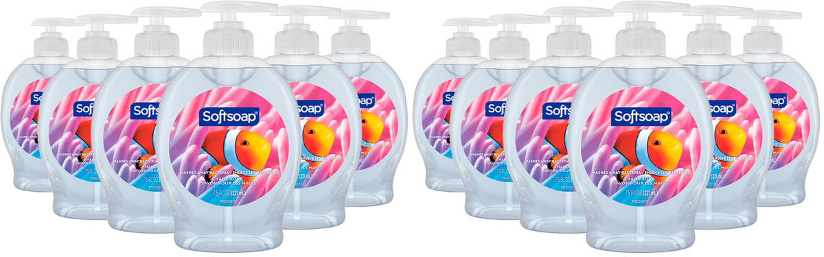 Softsoap Moisturizing Liquid Hand Soap, Soothing Clean Aloe Vera - 7.5 Fl Oz (Pack of 6)