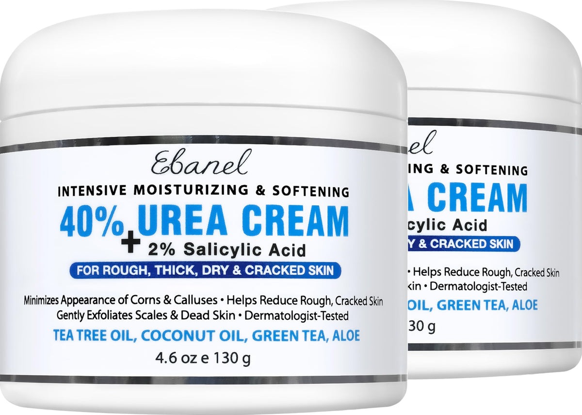 Ebanel Urea Cream 40% plus Salicylic Acid 2% for Dry Cracked Feet Skin