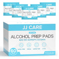 Large Alcohol Prep Pads, 4" x 6" – Pack of 60, Individually Wrapped Sterile 2-Ply Pads with 70% Isopropyl Alcohol, Single-Use Skin Prep Wipes for First Aid Kits, Home & Travel