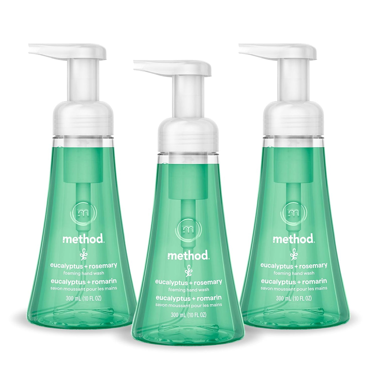 method Foaming Hand Wash, Eucalyptus + Rosemary, 10 fl oz, 3 pack