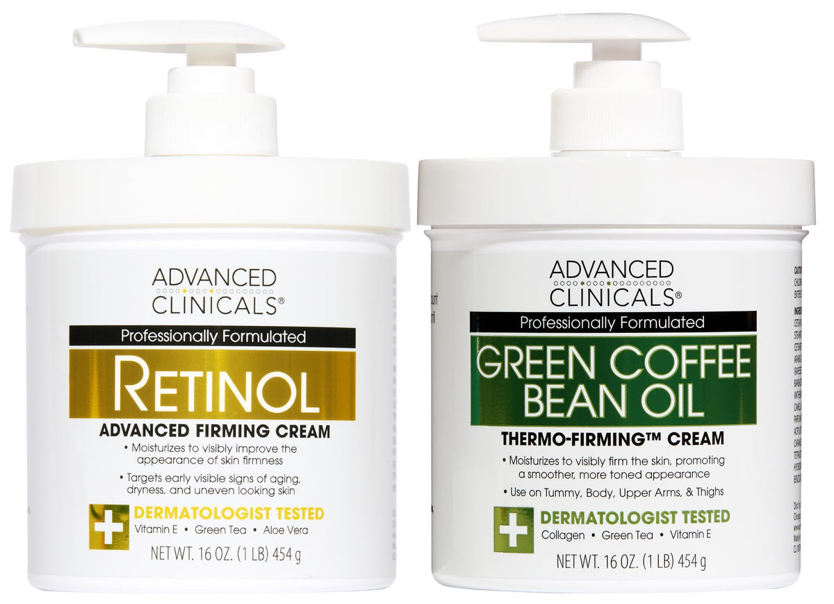 Advanced Clinicals Hyaluronic Acid Moisturizer Body Cream W/Vitamin E | Hydrating Cream & Body Lotion For Women & Men To Help Improve Look of Wrinkles, Dry Skin, Crepey Looking Skin, 16 Ounce